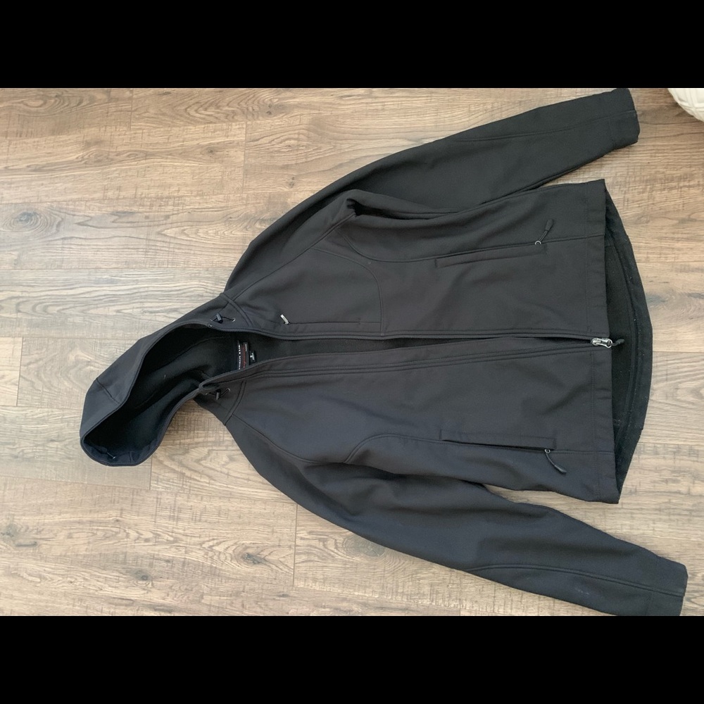 Black winter jacket